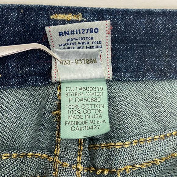 True Religion Joey Big T Flare Twisted Leg - Picture 3 of 6